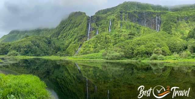 Poco Ribeira do Ferreiro in the west of Flores