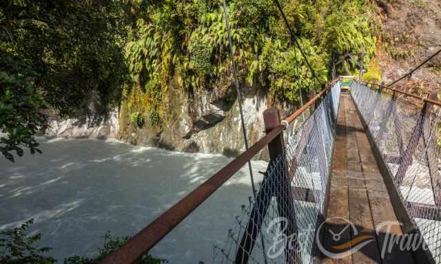 The Callery Gorge Bridge and closure at the end