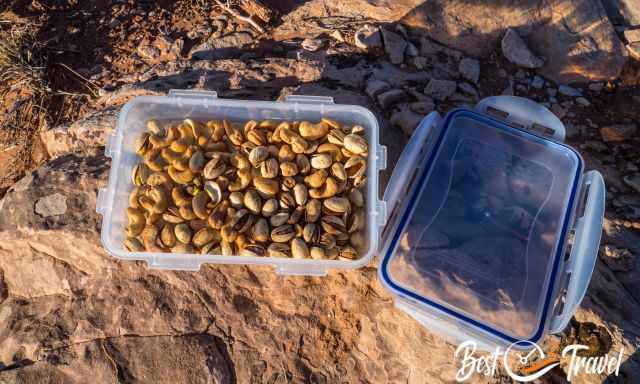 Salty Nuts for hiking