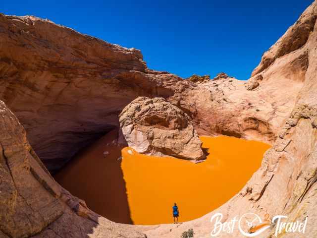 A hiker woman in the Cosmic Ashtray