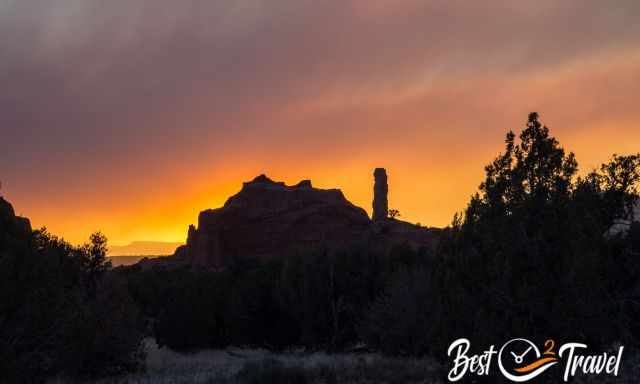 Sunset in Kodachrome State Park