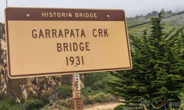 Garrapata Creek Bridge from 1931