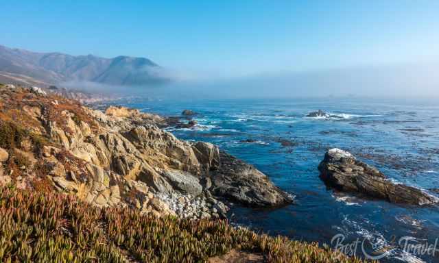 Fog is rolling in to the beautiful Garrapata State Park