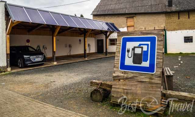 E-Car parking in Mörsdorf