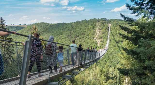 Geierlay bridge view from Sosberg