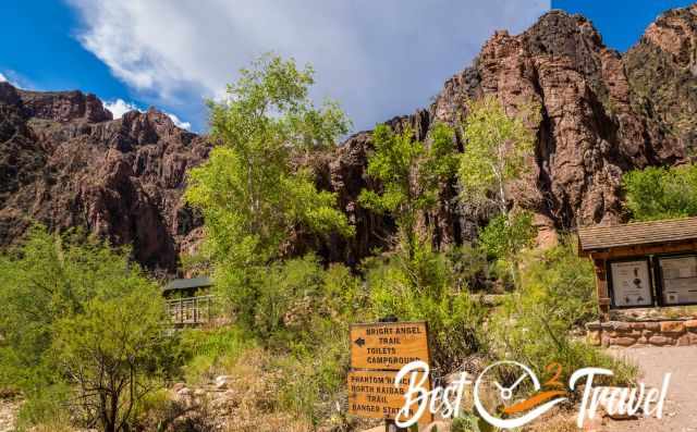 The inner part of Grand Canyon - Trail Crossing