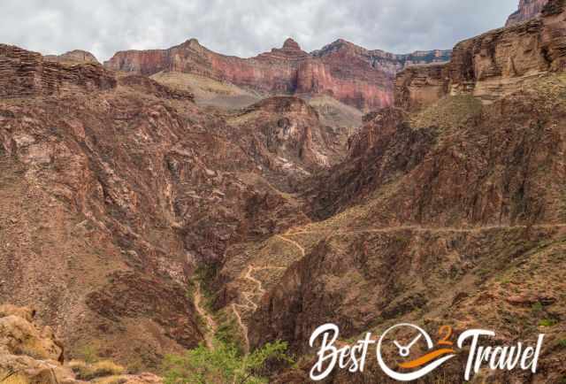 View back to Devil's Corkscrew