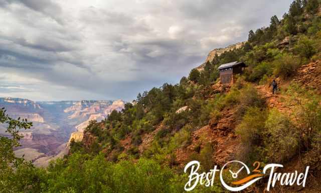 The 1 1/2 mile resthouse and toilet