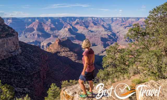 Me looking from the BA trailhead into the canyon