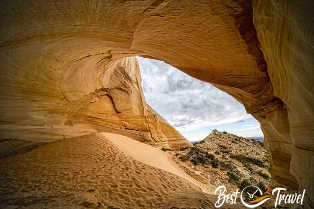 The Great Chamber on a cloudy day.