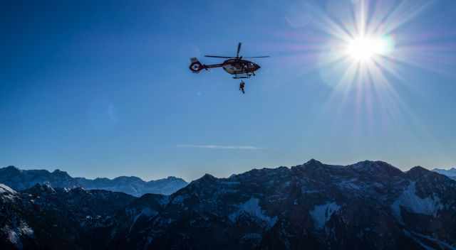 Heli Rescue in the mountains