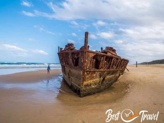 The shipwreck on the 75 Mile Beach