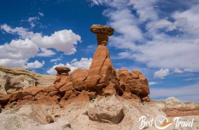 Toadstool hoodoos close to Page