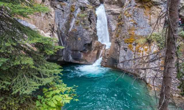 Lower Waterfall and its emerald pool