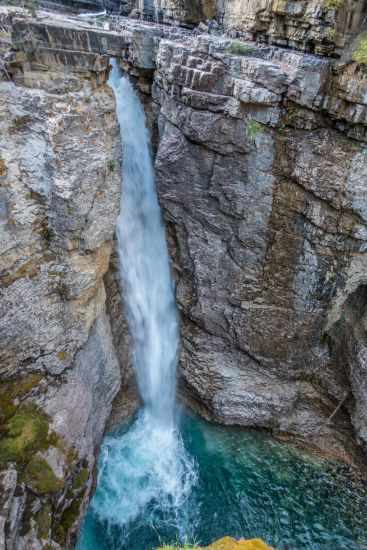 The emerald Upper Falls and Pool in Johnston