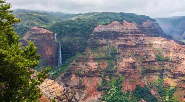 Waimea Canyon Waterfall