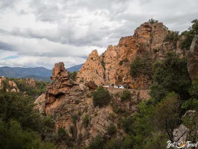 A narrow old road in the Calanques de Piana