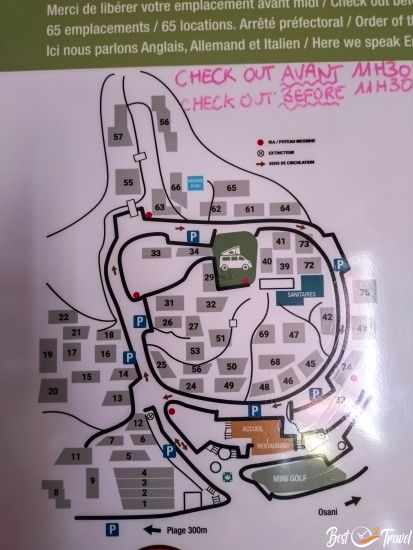 Map for all pitches