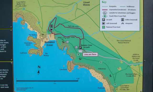 Kynance Cove Map