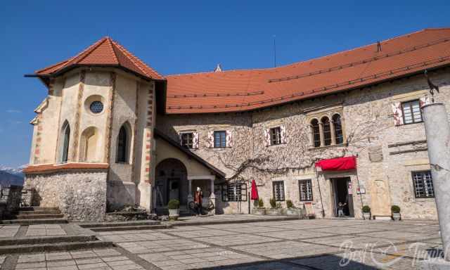 The terrace of Bled Castle