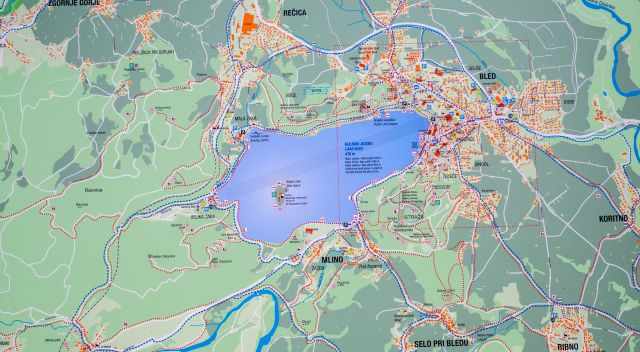 Lake Bled Map