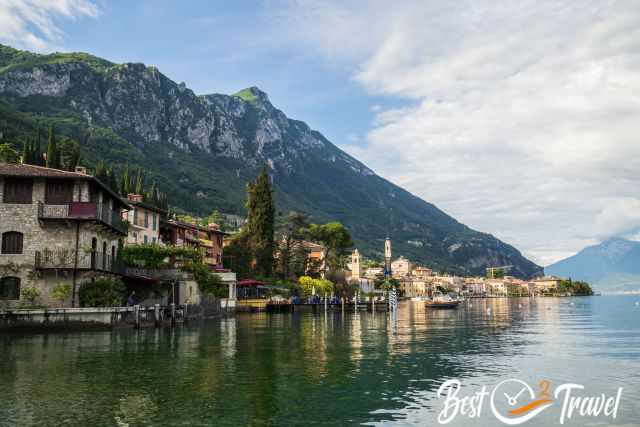 A typical town at Lake Garda late spring 