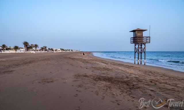 Playa Honda lifeguard tower for the peak season