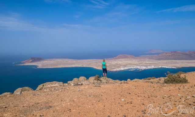 View from Mirador del Rio to La Graciosa