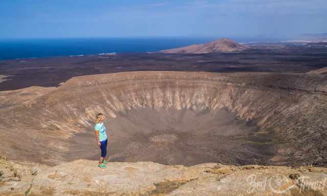 Caldera Blanca view