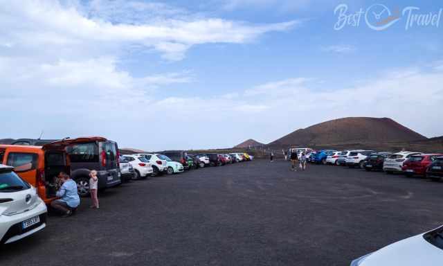 Parking at Caldera de Los Cuervos