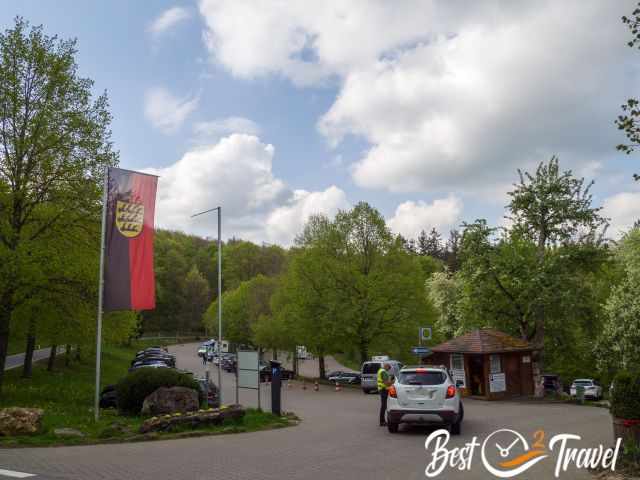 Empty Parking Lichtenstein Castle 