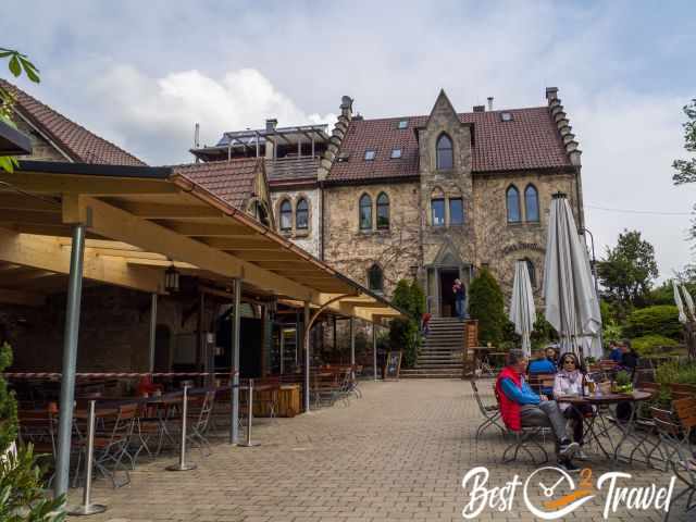 One of the two restaurants and cafes at Lichtenstein