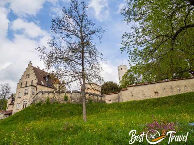 The outer part of Schloss Lichtenstein