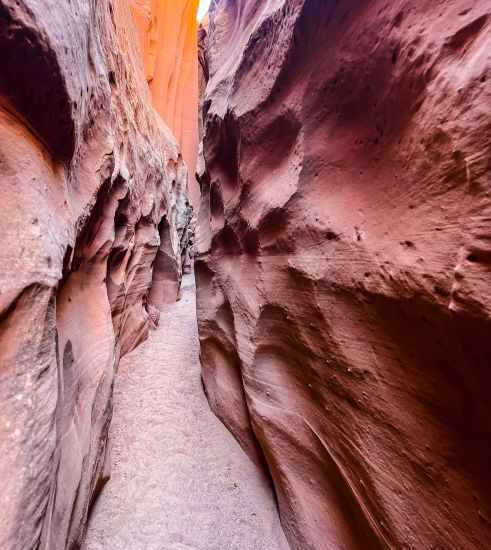 The beginning of the narrow Ligai Si Anii gorge