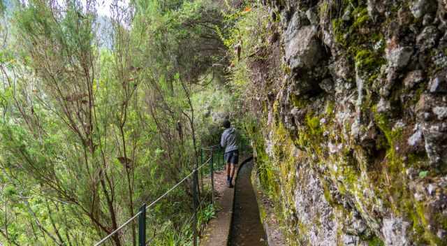 Small exposed  levada track