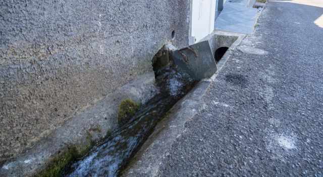 The water channel - levada in front of our house