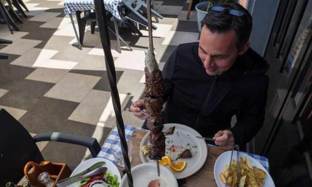 Espetadas - Meat Skewers typical for Madeira