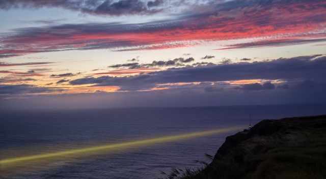 Sunset and Lighthouse from Miradouro do Fio