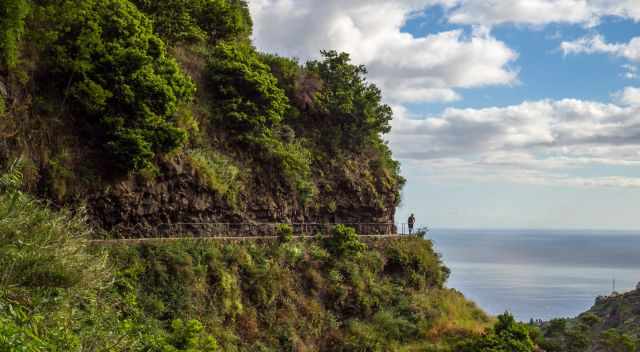 Almost at the end of Levada Nova shortly before the village