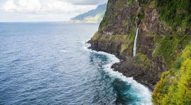 View to Waterfall from Miradouro Veu da Noiva