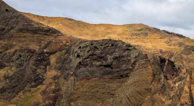 Sao Lourenco hike traverses the peninsula in volcanic landscape