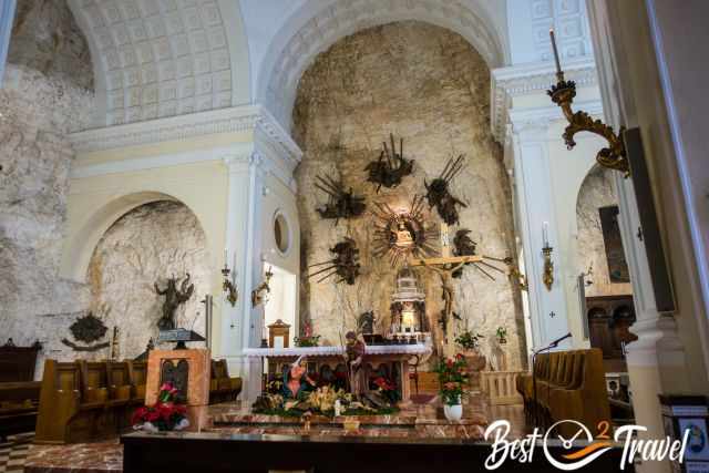 The church nave