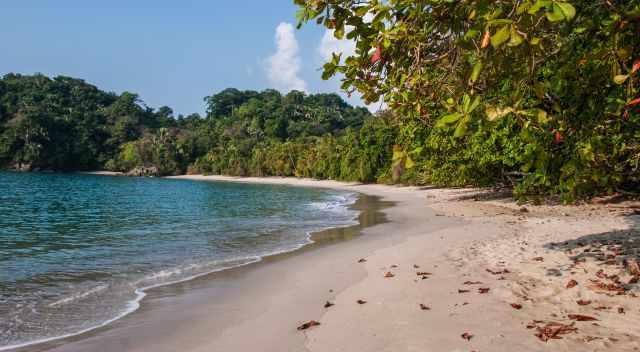 Empty Beach at Manuel Antonio early morning