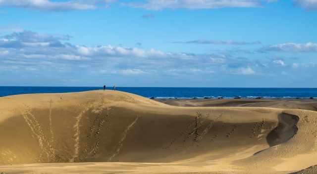 Maspalomas Dunes in winter