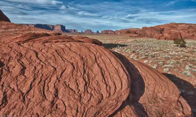 Monument Valley in the distance