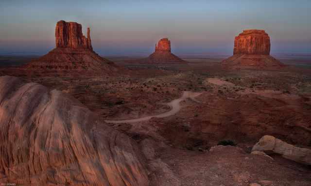 Monument Scenic Drive the main buttes