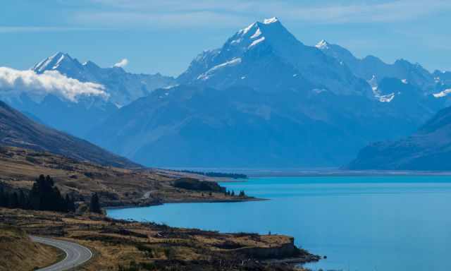 View to Mount Cook from State Hwy 80