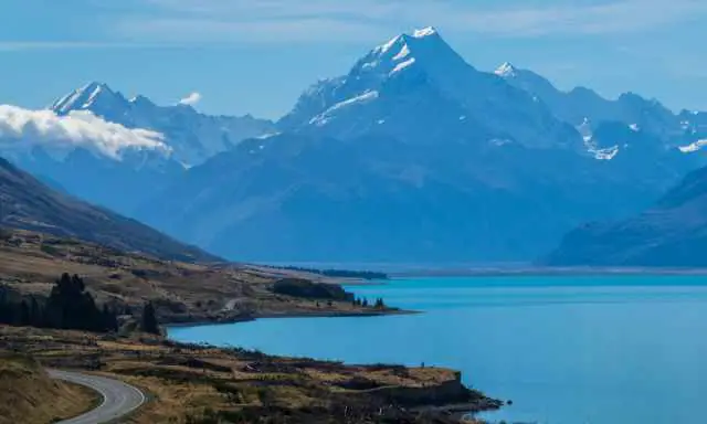 View to Mount Cook from State Hwy 80