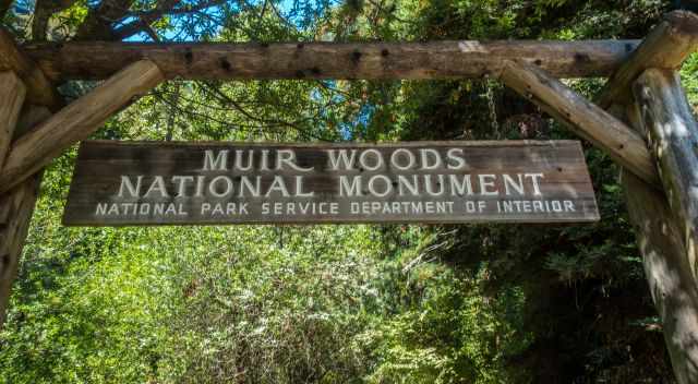 Muir Woods National Monument Sign