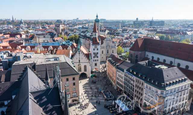 Munich city from above